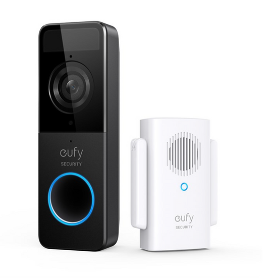 Eufy Video Doorbell 1080p Black