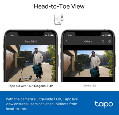 Tapo Smart Battery Video Doorbell