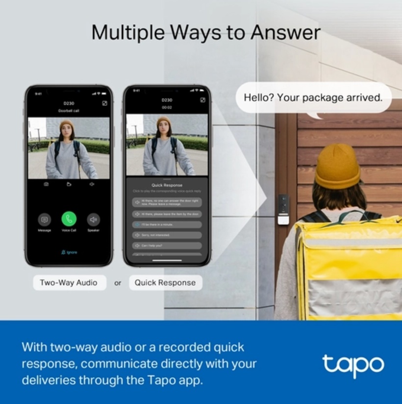 Tapo Smart Battery Video Doorbell