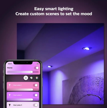 Philips Hue White ambience Hue WCA 4.3W GU10 6 Pack, Smart bulb