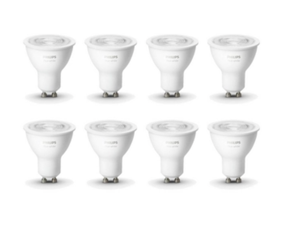 Philips Hue GU10 8 Pack Smart LED Dimmable, Smart bulb