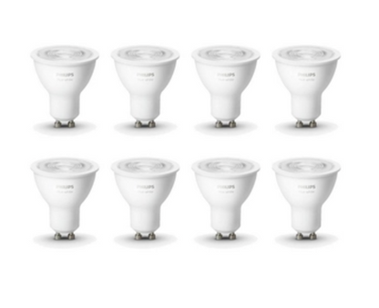 Philips Hue GU10 8 Pack Smart LED Dimmable, Smart bulb