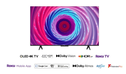 TCL (43"), 3840 x 2160 pixels, QLED, Smart TV