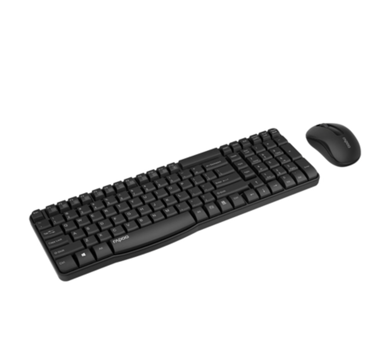 Rapoo Full-size (100%), Wireless Keyboard And Mouse